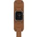 Curea iUni compatibila cu Apple Watch 1/2/3/4/5/6/7, 42mm, Cuff 4 in 1, Piele, Maro